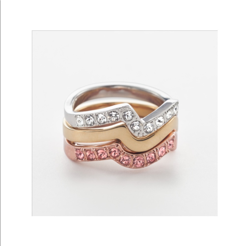 Touchstone Crystal Colorwave Rings - Picture 5 of 5